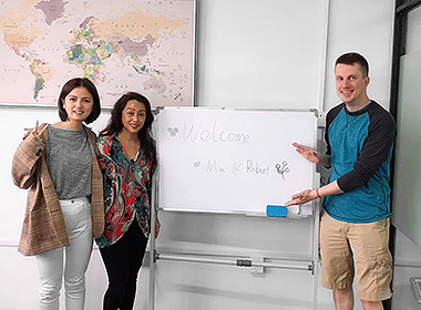 Chinese business trip reception